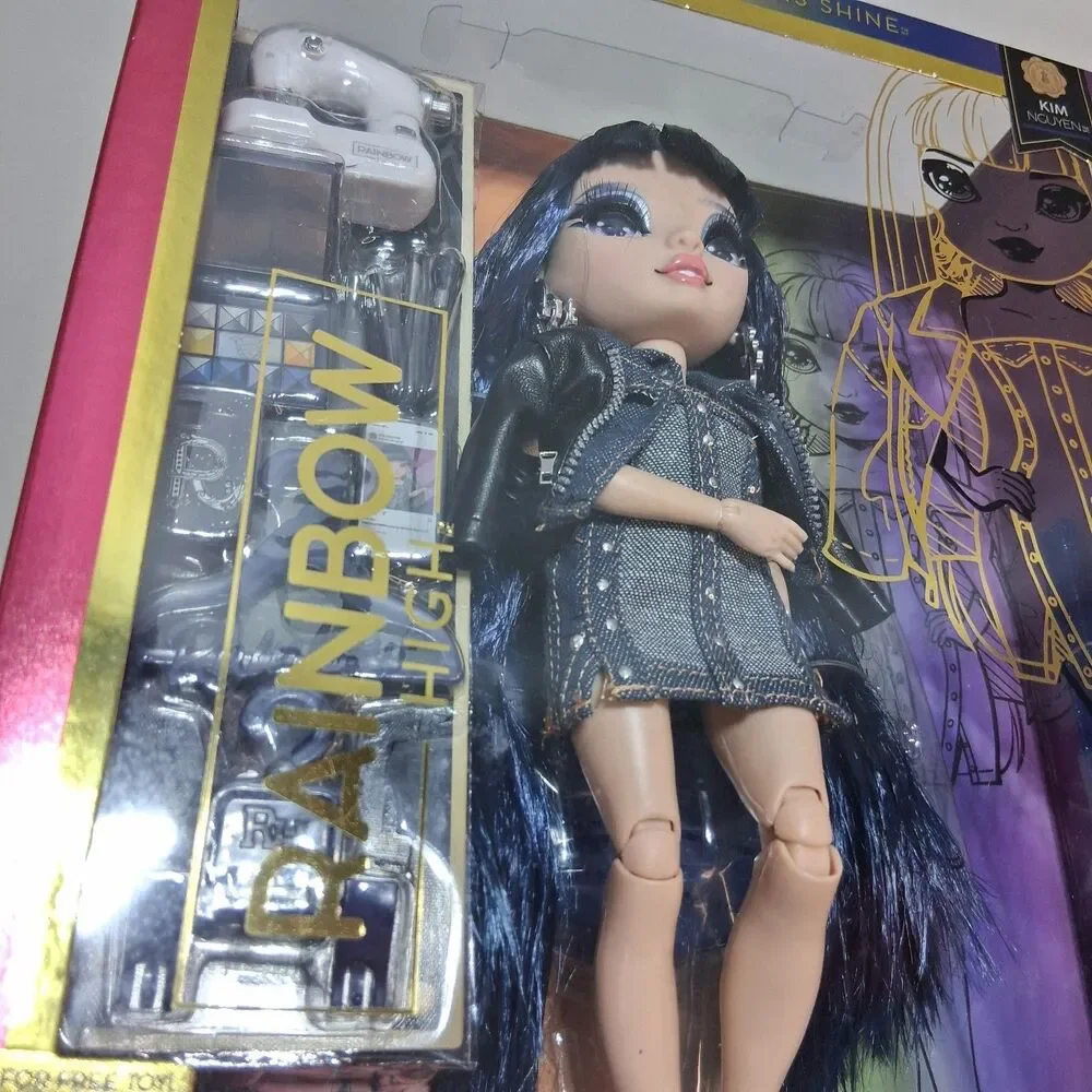 Rainbow High Kim Nguyen Denim Fashion Doll Accessories Gift NIB